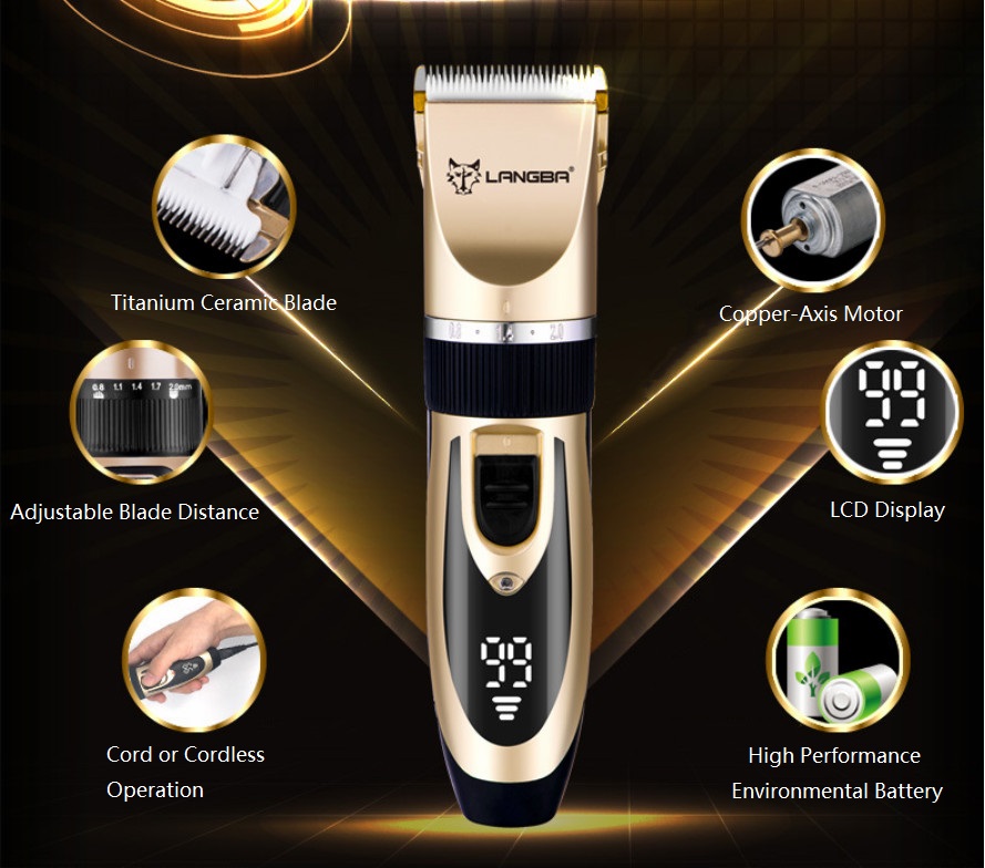 D88 Cordless Pet Grooming Clipper